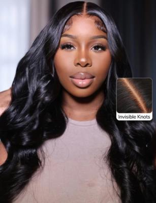 China Odm 7x6 Hd Lace Front Wig Adjustable Stable Glueless Body Wave Wig Pre Bleached for sale