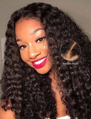 China Breathable 100 Human Hair Wigs 5x5 Pre Everything Burmese Curly Lace Closure Wig for sale