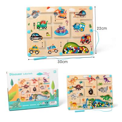 China Preschool Eductional Toys Good Price New Product Engaging Wooden Kids Educational Toy Puzzle Pen Labyrinth for sale