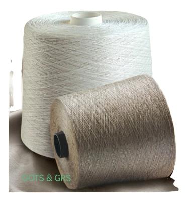 China JECATEX SUSTAINABLE 10S 55% ORGANIC CANVAS 45% VISCOSE TARGET FRENCH CANVAS, GOTS WHOLESALE OCS CERTIFIED, VIABLE WEAVING AND KNIT for sale