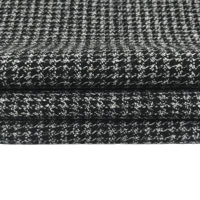 China JECATEX FIDELIS/20/56TFLC-ZS 65%Recycled Polyester 33% Viscose 2%elastan Sustainable Fabric Yarn Dyed Woven Check Wholesale for sale