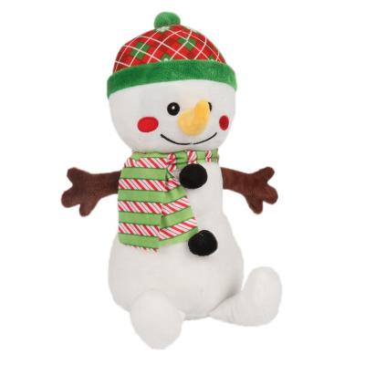 China Wholesale New Arrival Custom Christmas Gift OEM ODM Stuffed Soft Plush Snowman Toy For Christmas Gifts for sale