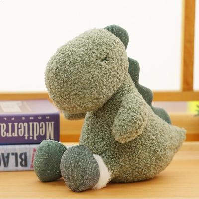 China 2022 New Design Super Soft Plush Toy Green Dinosaur Stuffed Animal Toy For Children for sale