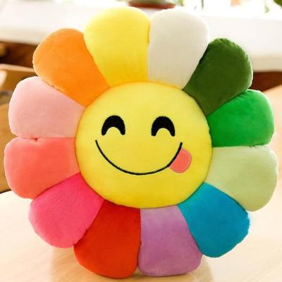 China New Plush Plant Flower Cartoon Cute Soft Cartoon Flower Plush Pillow Stuffed Toy For Sofa Bed for sale