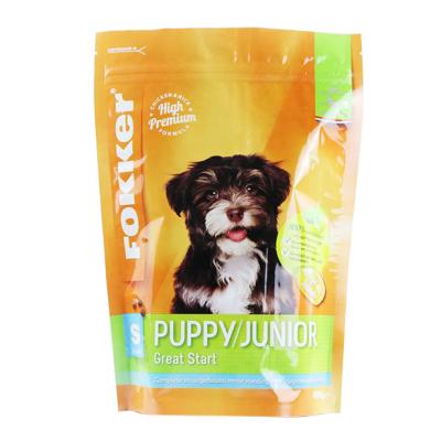 China Barrier Cheap Price Printed 9 kg 15 kg Plastic PPPET AL Barrier Side Gusset Packaging Pouch Bag for Pet Food Rice Automatic Packing for sale