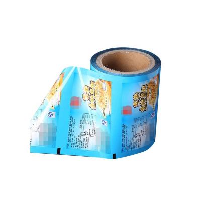 China Moisture Proof High End Ice Cream Film Packaging Plastic Roll Stock for Food Snack Packaging plastic pouch Ice Bar Ice Lolly Film for sale