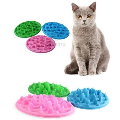 China Interactive Driver Slow Fun Slow Feeding Blow Up Stop Puzzle Cat Bowl Healthy Eating Diet Slow Feeding Dog Bowls for sale