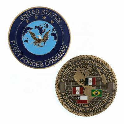 China High Quality Custom Challenge Design Coin USA Coins Global Free Custom Military Coins Custom for sale