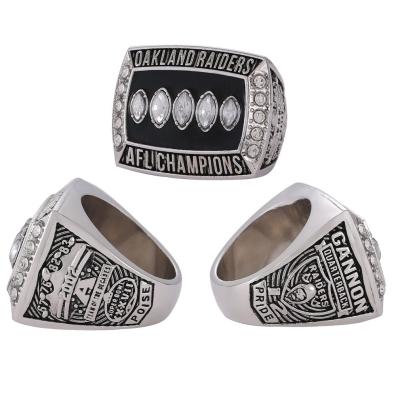 China Worldwide Hot Sell NFL 2002 Oakland Raiders Championship Rings Manufacturer Ring Custom Men Ring for sale