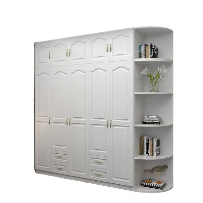 China Expandable Simple Modern Apartment Locker Small Bedroom Household Room Rental Children's Two-Door Wardrobe for sale