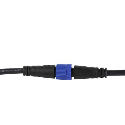 China China Supplier RJ45 Ip68 2 Pin Extension Waterproof Power Connector M15 Cable Wire Automotive Male Female Connector for sale