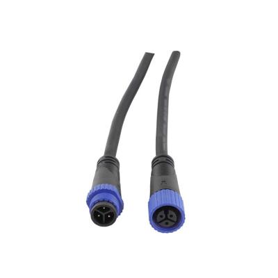 China Newest Factory Price Automotive Cable Wire Male Female Connector RJ45 Ip68 2 Pin Extension Waterproof Power Connector M15 for sale