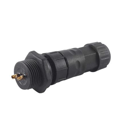 China Waterproof M19 2 Pin Automotive Male Female Signal Connector IP67 Power Socket for sale