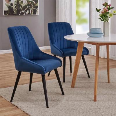 China Traditional Style Cooling Modern Velvet Dining Chair Velvet Dining Chair for sale