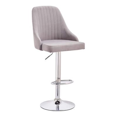 China High End American Style Bar Stool Furniture Bar Stool Modern Light Gray Bar Stool Sale for sale