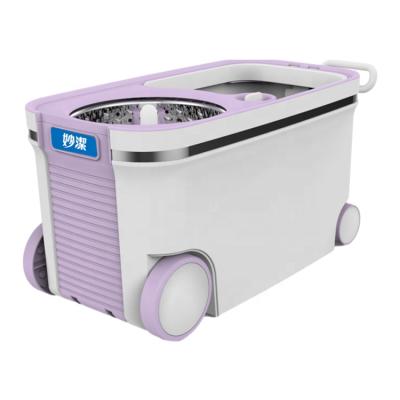 China Sustainable Appearance Color Custom Plastic Mop Bucket With Handle Floor Mop Bucket for sale