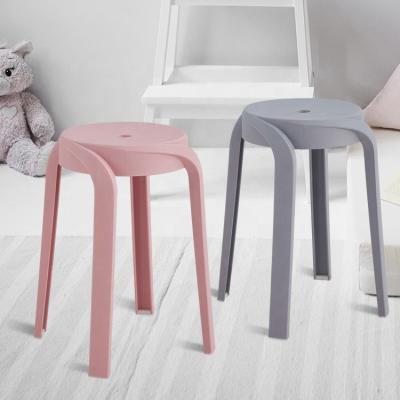 China Durable High Quality Plastic Stool Stackable Chair Plastic Step Stool For Shower for sale