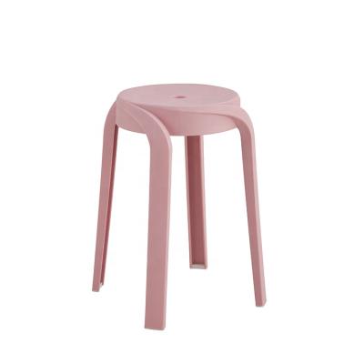 China Factory Price Durable Plastic Stool Bathroom Stackable Plastic Colorful Stool for sale