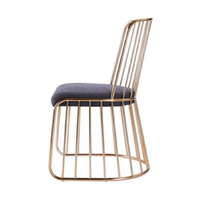 China Hotel Furniture Chair Modern Design Metal Dining Chair Metal Frame Chair For Sale for sale