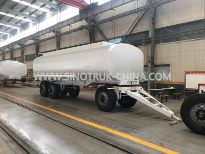 China Three Axles Heavy Duty Semi Trailers , 25000 Liters 4 Mm Thickness Liquid Tank Trailers for sale