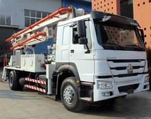 China 6 Rad-Betonpumpe-LKW-/Zementboom LKW mit 125M3/H mit hohem Ausschuss zu verkaufen