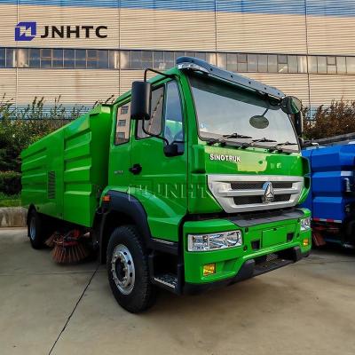 China Howo H5 Road Sweeper Truck 4X2 Vehicle-Mounted Road Salt Spreader Snow Melting Machine Truck for sale