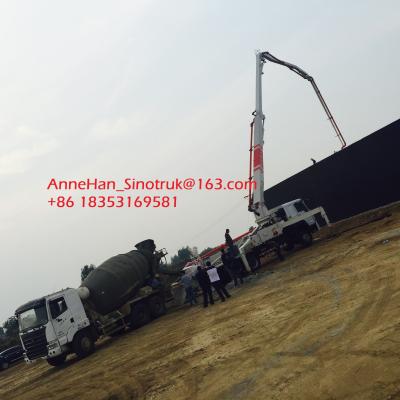 Cina Sala pompe concreta di Sinotruk di alta durevolezza con 53 armi dei tester in vendita