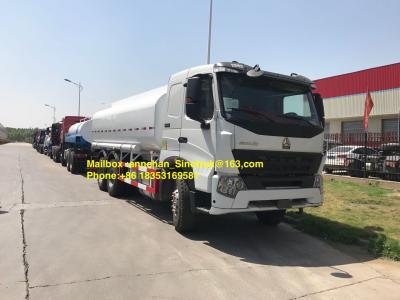 Κίνα Άσπρο φορτηγό Lhd Zz1257n4347n1 δεξαμενών πετρελαίου φορτηγών 6x4 δεξαμενών καυσίμων Howo A7 Sinotruk προς πώληση