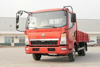 China Roter HOWO-Leicht- LKW, Feuergebührenwerbung tauscht 4x2 eine 5 Tonnen-Kapazität zu verkaufen