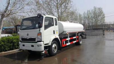 중국 SINOTRUK HOWO 4X2 LIGHT WATER TRUCK SMALL TANK TRUCK 5-10 CBM 판매용