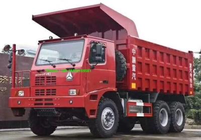 China Bergbau-Kipplaster ZZ5707S3840AJ 63Km/h 371hp LHD 70T zu verkaufen