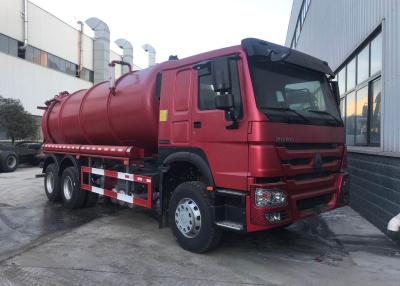 China Camión de la succión de las aguas residuales del vacío de SINOTRUK HOWO 6X4 336hp en venta