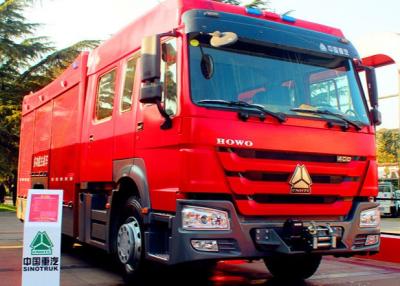 Cina Camion dei vigili del fuoco 4x2 251hp - serbatoio di acqua di salvataggio del camion 6m3 del combattente di fuoco di 350hp SINOTRUK HOWO in vendita