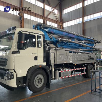 China LKW brachte HOWO 38M Concrete Pump Truck mit Achse drei an zu verkaufen