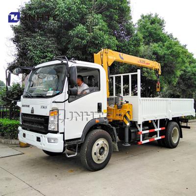 中国 3 TonsヴァンCargo CraneのSinoトラックの特別な軽量商業トラック 販売のため