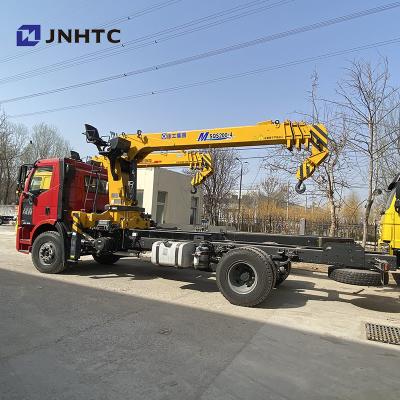 China Antriebsrad FAW 4X2 Crane Boom Truck With 6 - 10 Tonne zu verkaufen