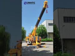 360 Deployment Demonstration of Fully Unfolded Trailer Crane（Heavy tow truck）