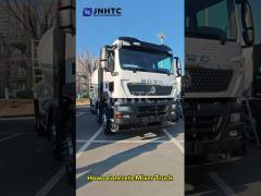 371HP 8X4 12 Wheels Concrete Mixer Truck