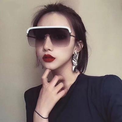 China UV-400 gradual change ornament frameless uv400 sunglasses for sale