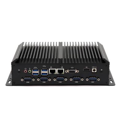 China Fanless+Aluminum Alloy Metal Case 2 Mini PC i5 8250U i7 8550u Intel Industrial PC i5 8250U i7 8550u Intel Desktop Computer for sale