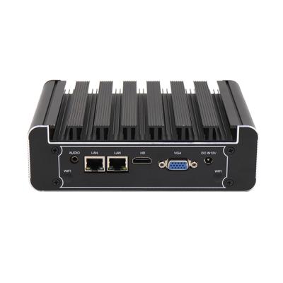 China Industrial Desktop x86 Mini PC With Dual Ethernet i7 5500U Mini PC Gaming for sale