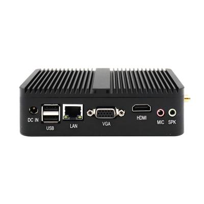 China Industrial Computer J4005 J4105 DDR4 32gb RAM Cheap Fanless Window s 10 Mini PC Linux System for sale