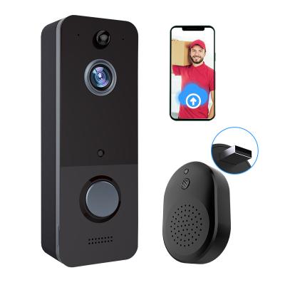 China Wireless Bell Cam Ring Doorbell 720P Door Sensor Intercom Systems Security Audio Video Sound Up IP Video Door Phone For Villa for sale