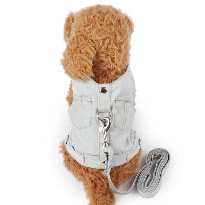 China Durable Hot Dog Traction Rope Cowboy Pet Vest Durable Dog Harness Vest for sale