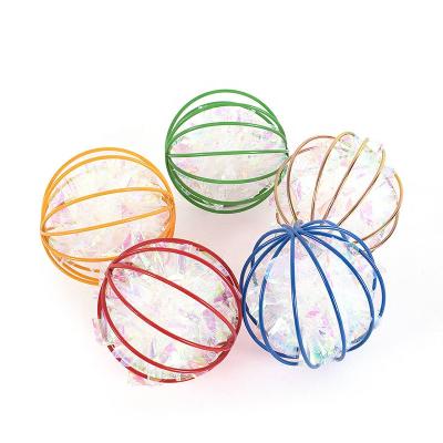 China Liveable Cat Toy Supplies Pet Metal Toys Ball Interactive Cat Toy Balls for sale