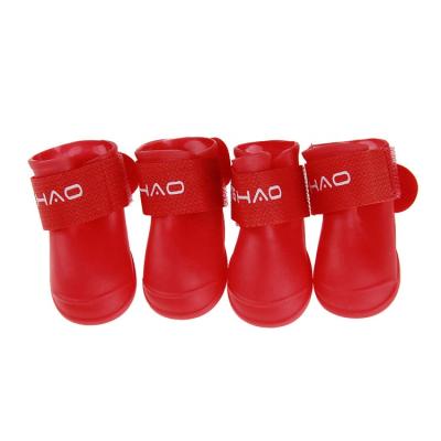 China Durable Comfortable Warm Pet Shoes Soft Non-slip Rubber Waterproof Dog Shoes for sale