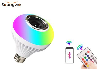 China Bedroom E27 Bluetooth Bulb Music Playing Light Bulbs 500LM 4 Lighting Modes for sale