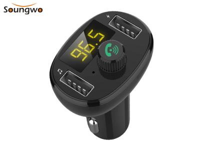 China BLE4.2 Bluetooth Handsfree Car Kit FM Transmitter With Remote CE ROHS for sale