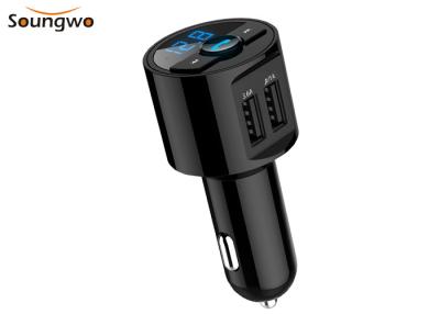 China A2DP Bluetooth FM Transmitter Car Kit 10m Operating Voice Navigation for sale