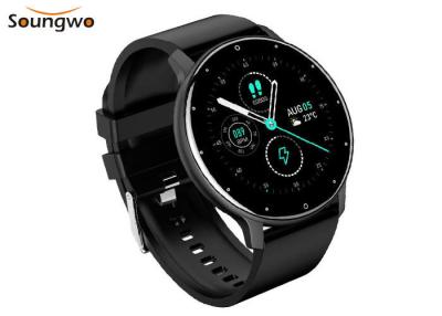 China oxígeno 10m de la sangre del dispositivo de Smartwatch IP67 IOT de los hombres de la prenda impermeable de la pantalla del 1.28in en venta